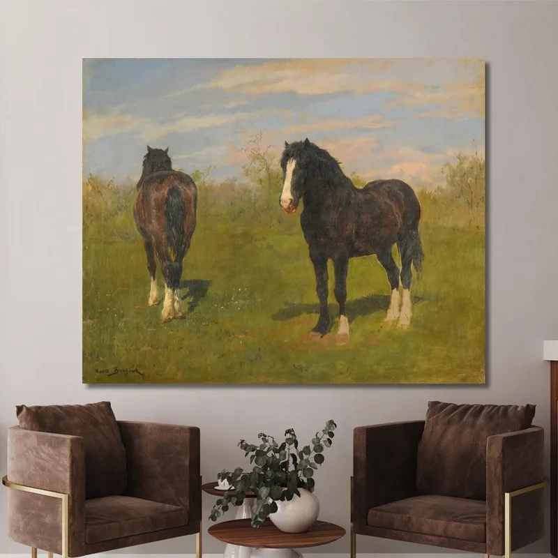 Caballos Pastando Rosa Bonheur