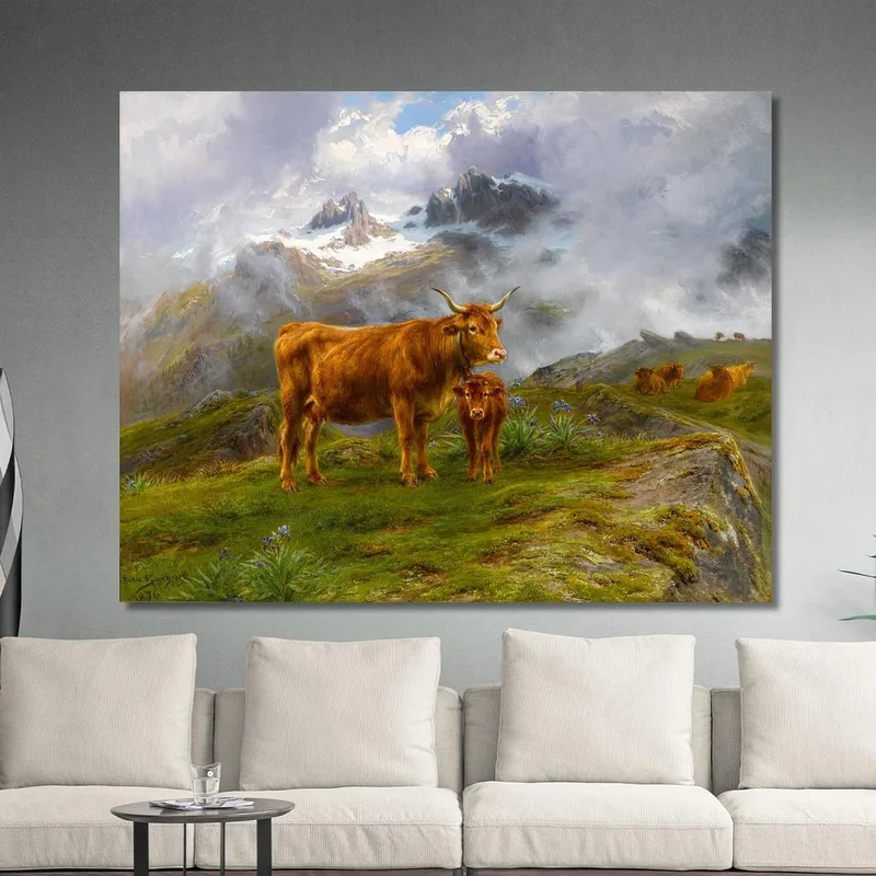Hochlandrinder Rosa Bonheur