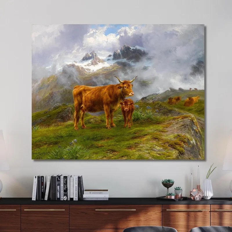 Hochlandrinder Rosa Bonheur