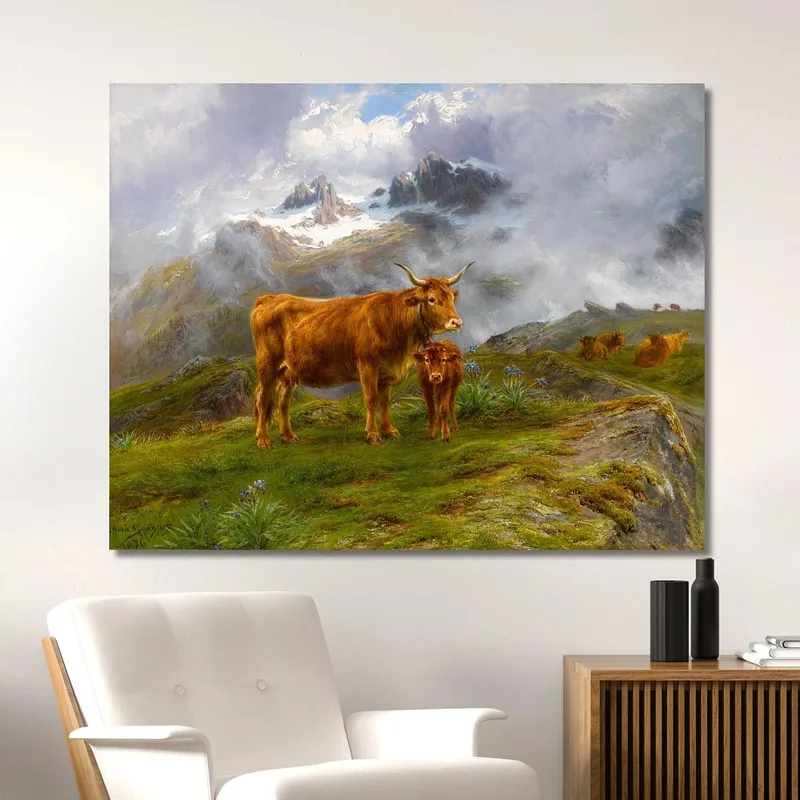 Hochlandrinder Rosa Bonheur