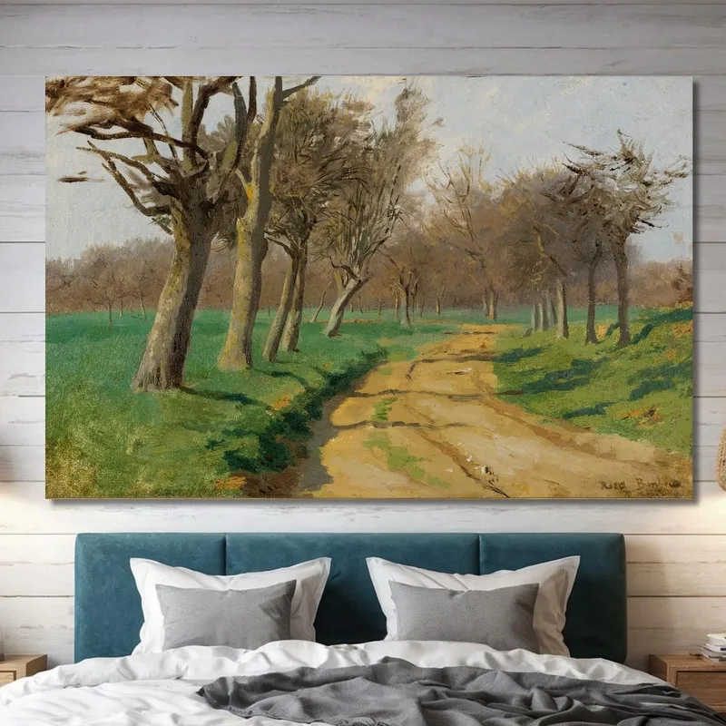 Die Ebene Und Die Felder (Der Sich Windende Weg Am Waldeingang) Rosa Bonheur