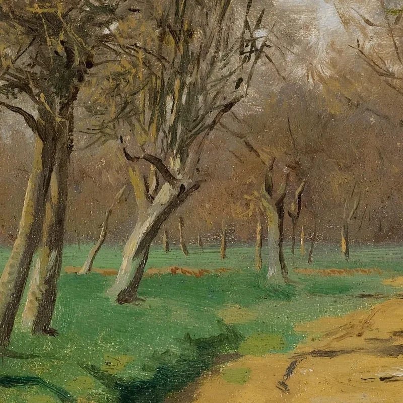Die Ebene Und Die Felder (Der Sich Windende Weg Am Waldeingang) Rosa Bonheur