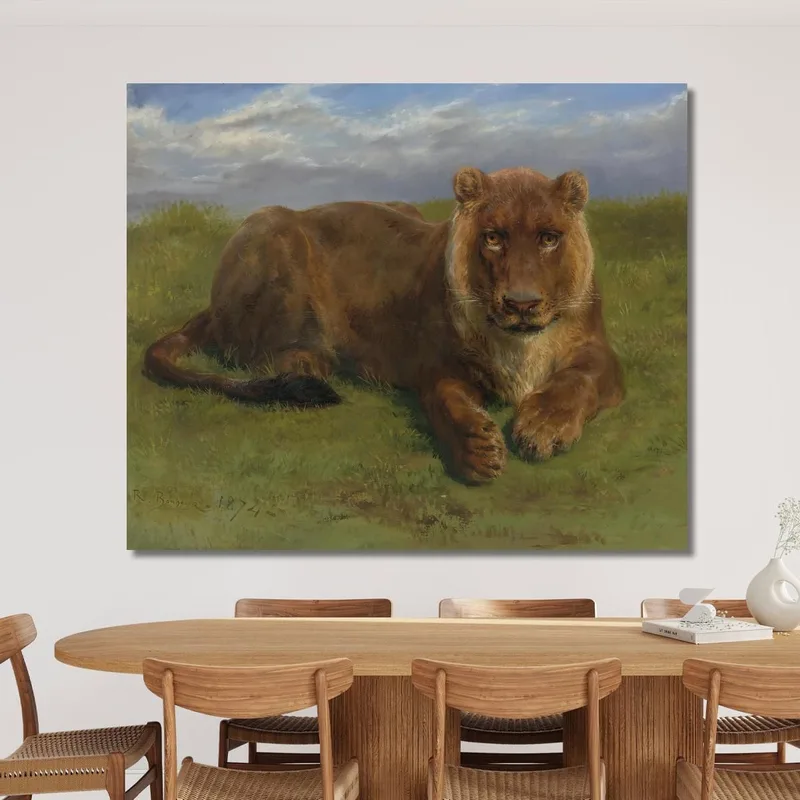 Leona En Reposo Rosa Bonheur