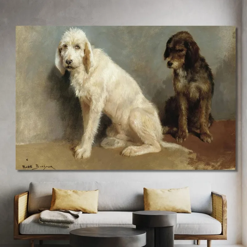 Estudio De Dos Perros Rosa Bonheur