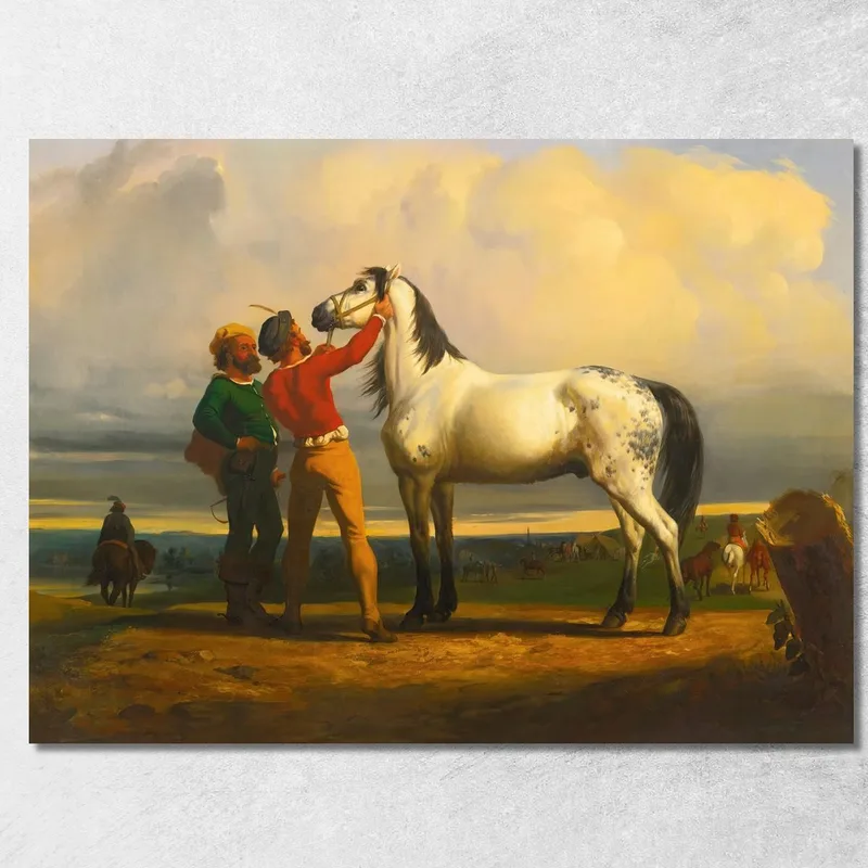 Le Cheval Gris (À La Foire Aux Chevaux) Rosa Bonheur tableau impression sur toile