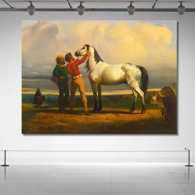 El Caballo Gris (En La Feria Del Caballo) Rosa Bonheur