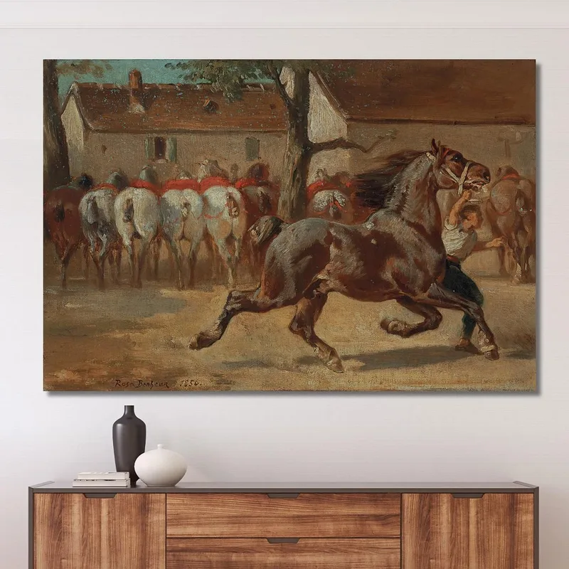 Cavallo Al Trotto Rosa Bonheur