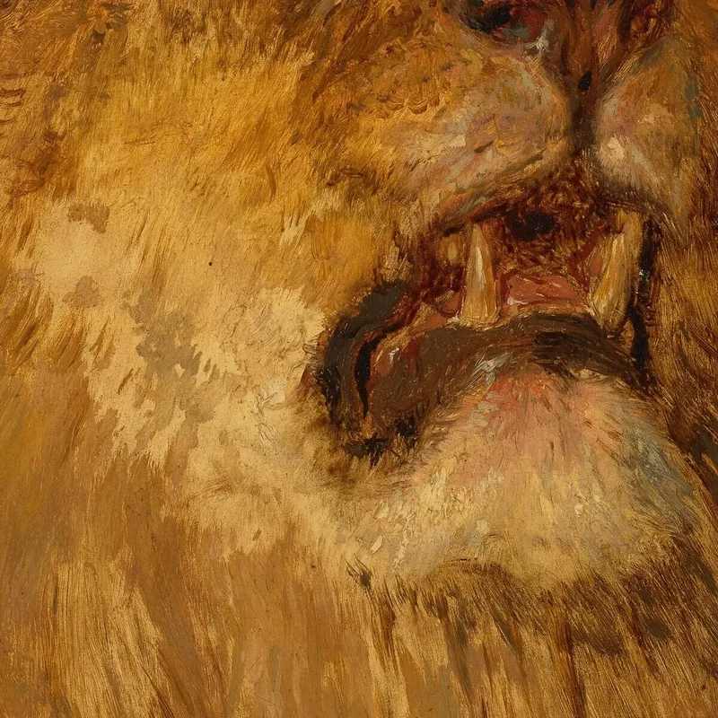 Tête De Lion Relevée Rosa Bonheur