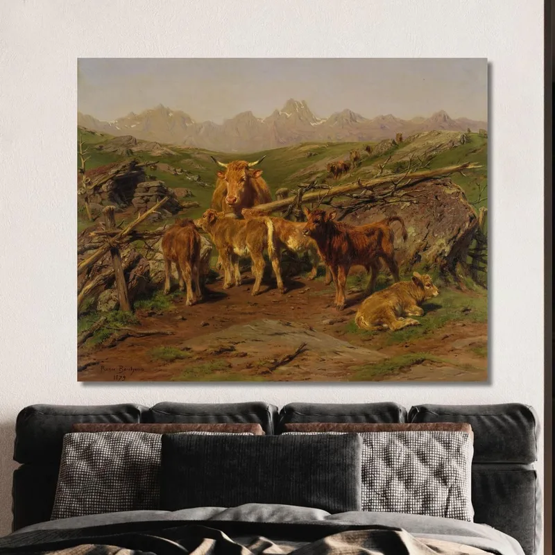 Absetzen Der Kälber Rosa Bonheur