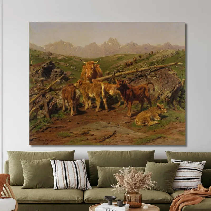 Absetzen Der Kälber Rosa Bonheur