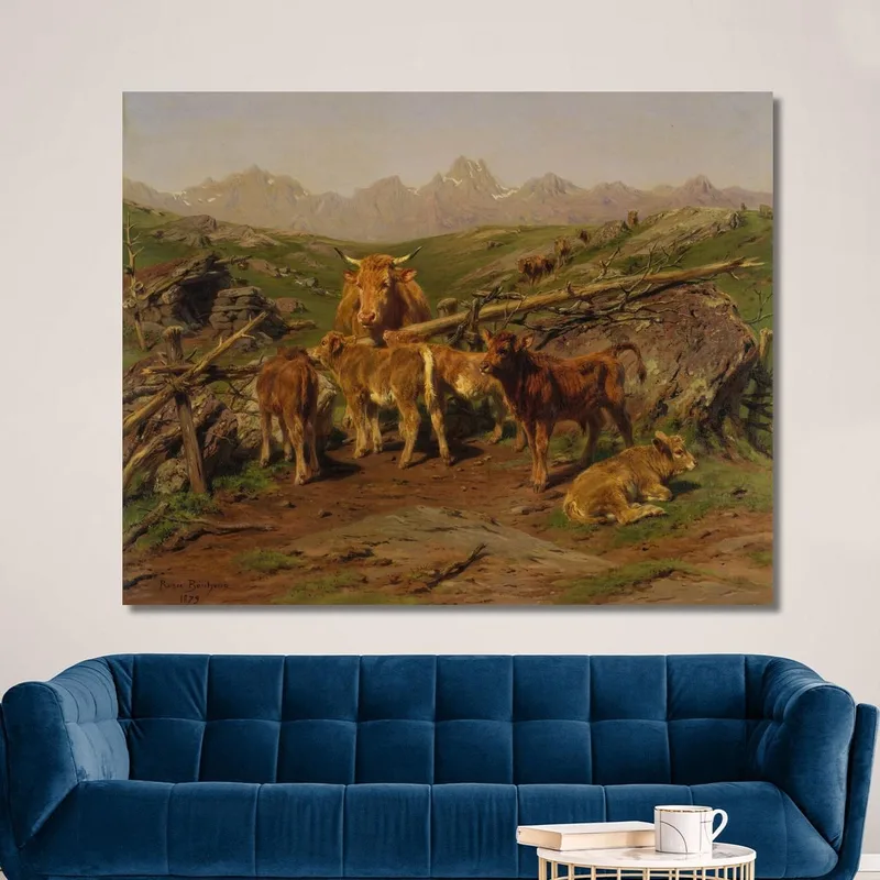Absetzen Der Kälber Rosa Bonheur