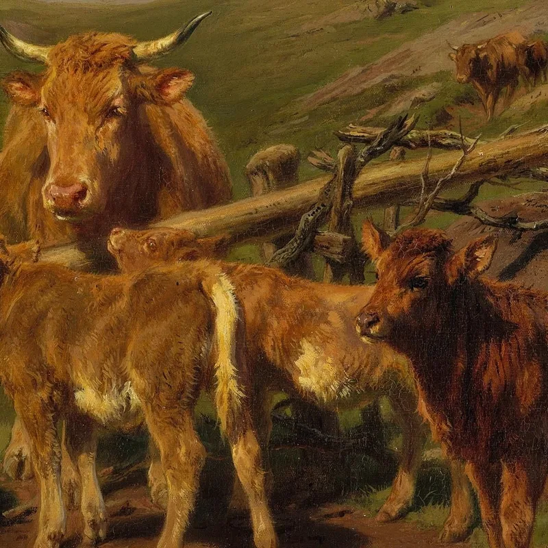 Absetzen Der Kälber Rosa Bonheur