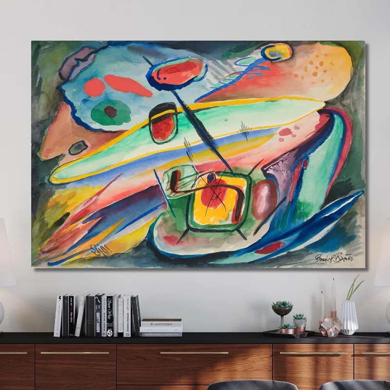 Formes Abstraites Sans Titre 3 Rudolf Bauer