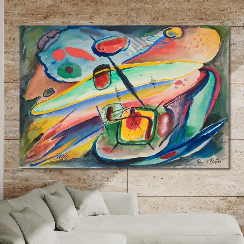 Formes Abstraites Sans Titre 3 Rudolf Bauer