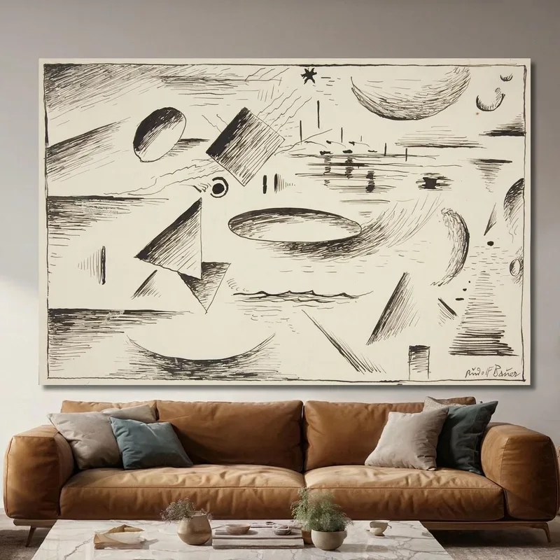 Untitled Abstract Forms 4 Rudolf Bauer