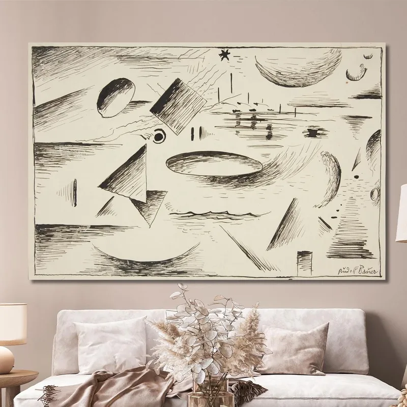 Untitled Abstract Forms 4 Rudolf Bauer