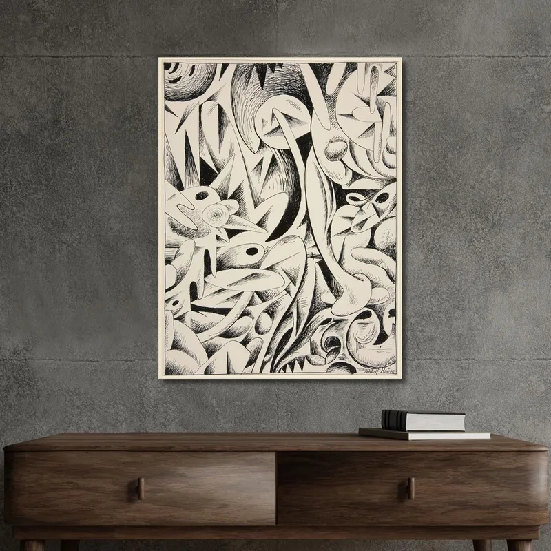 Untitled Abstract Forms 8 Rudolf Bauer