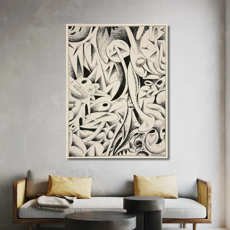 Untitled Abstract Forms 8 Rudolf Bauer
