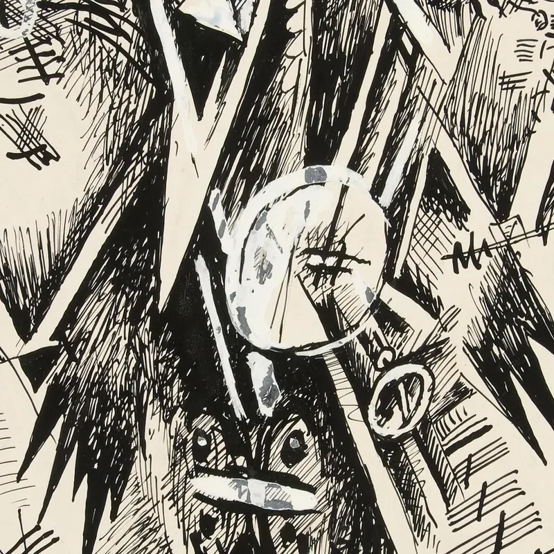 Formes Abstraites Sans Titre 9 Rudolf Bauer