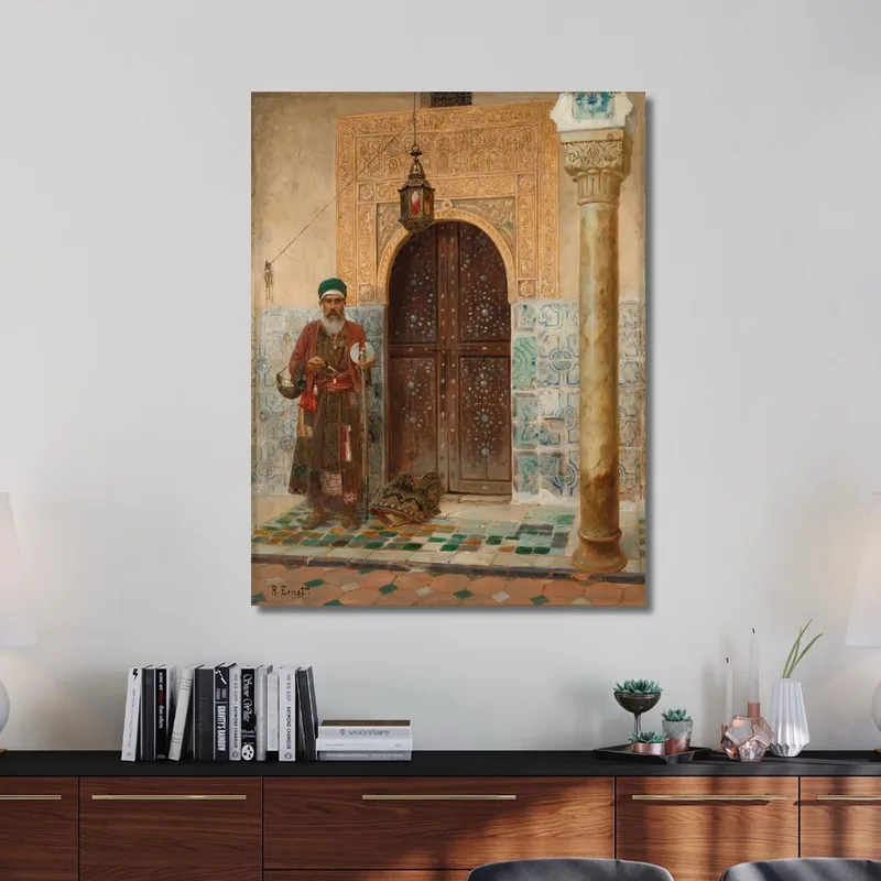 Ein Heiliger An Einem Eingang Rudolf Ernst
