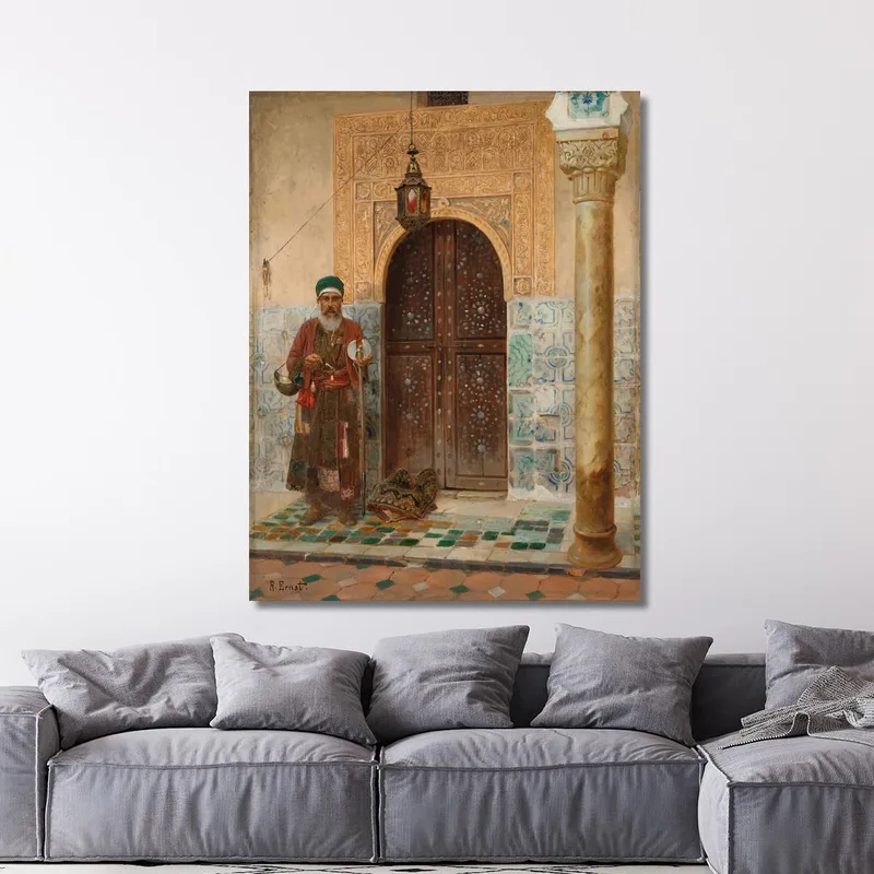 Ein Heiliger An Einem Eingang Rudolf Ernst