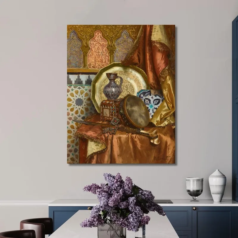 Natura Morta Con Oggetti Marocchini Rudolf Ernst