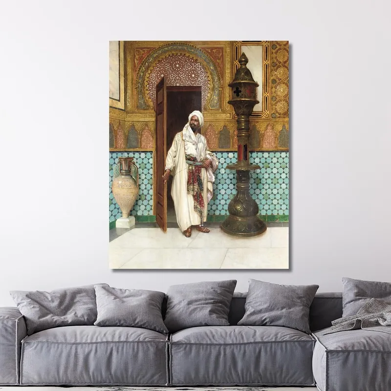 Un Elegante Jefe En Su Palacio Rudolf Ernst