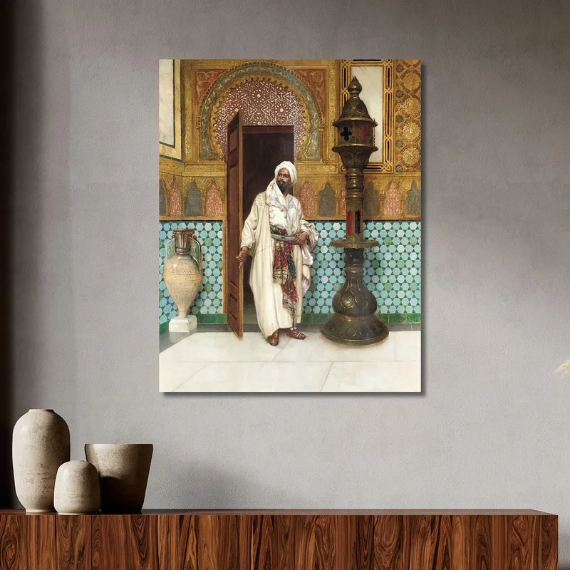 Un Elegante Jefe En Su Palacio Rudolf Ernst