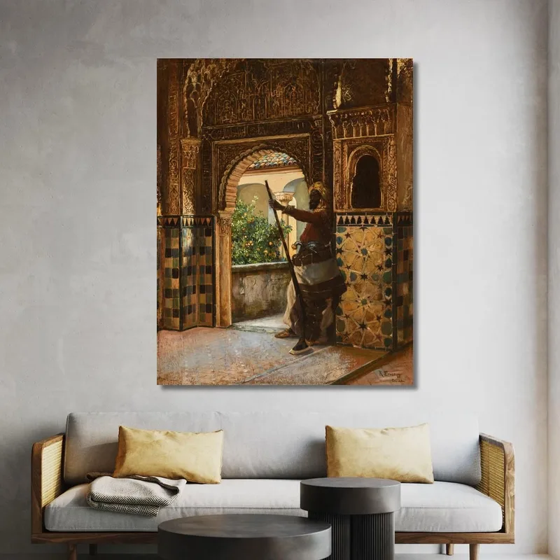 Die Alhambra Bewachen Rudolf Ernst