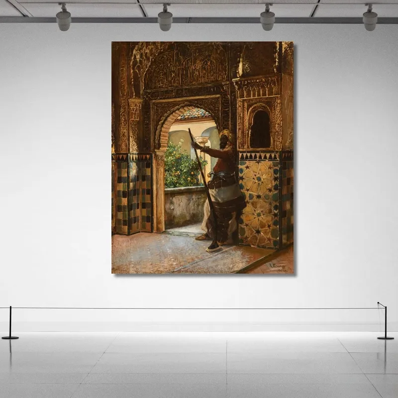 Die Alhambra Bewachen Rudolf Ernst