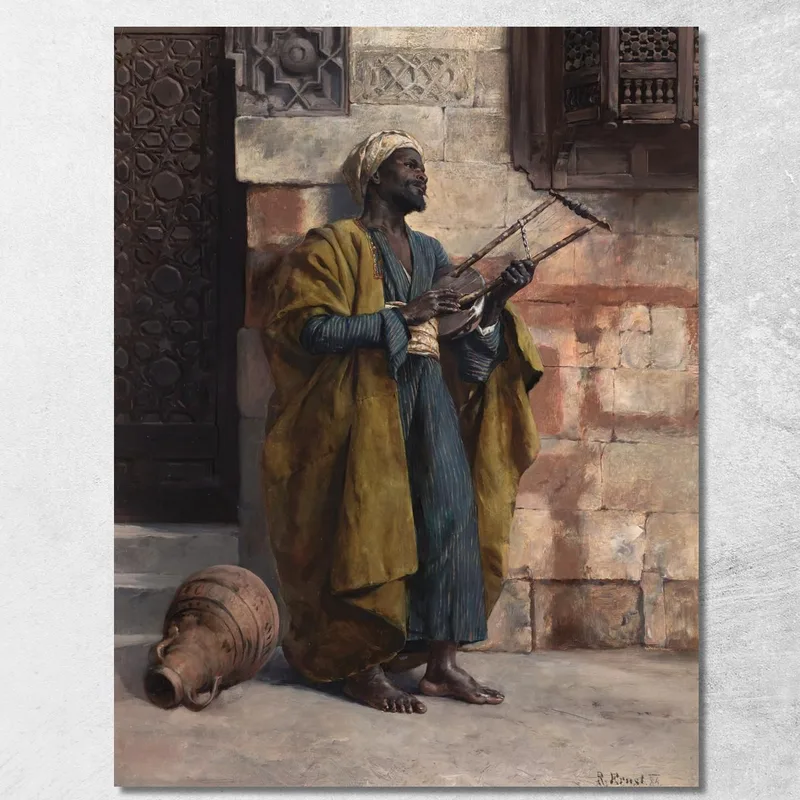 El Músico 2 Rudolf Ernst cuadro en lienzo