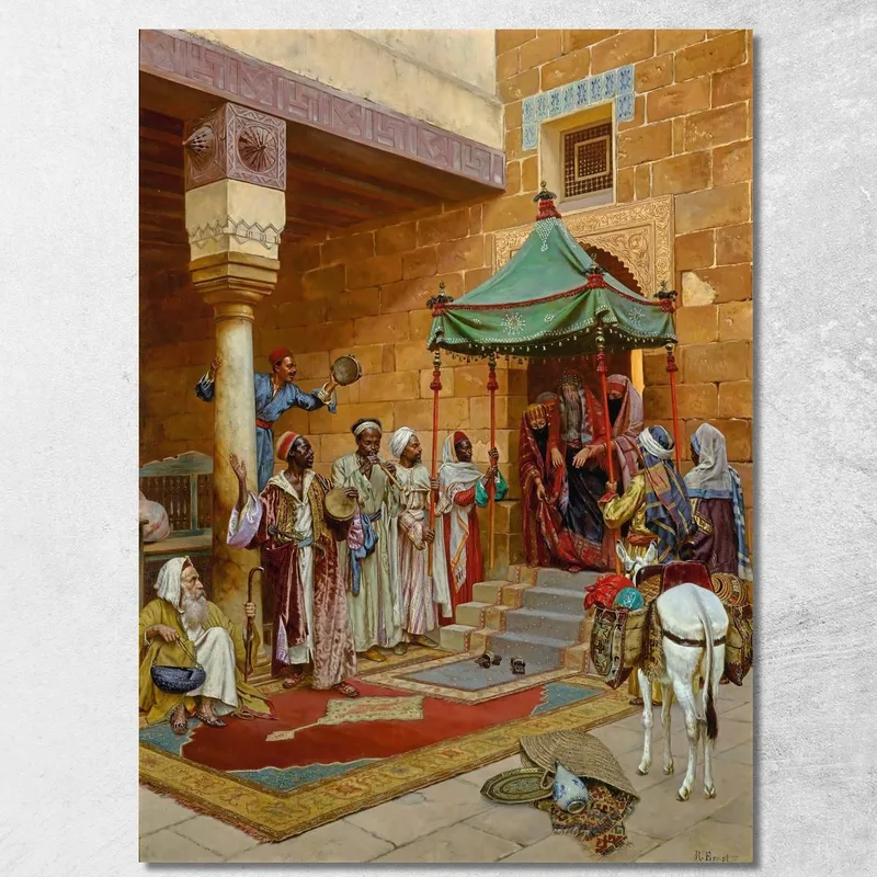 La Nueva Novia Rudolf Ernst cuadro en lienzo