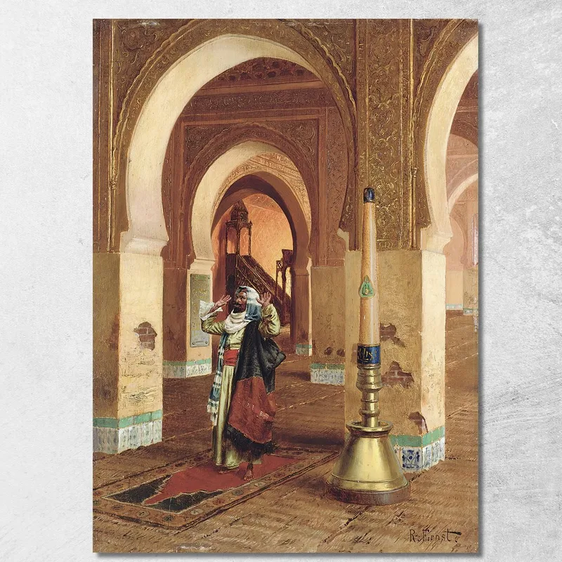 La Oración Rudolf Ernst cuadro en lienzo