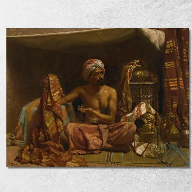 El Comerciante De Alfombras Rudolf Ernst cuadro en lienzo