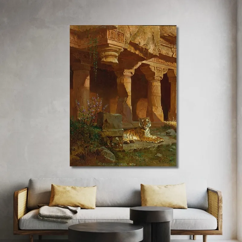 Tigre A Riposo Rudolf Ernst