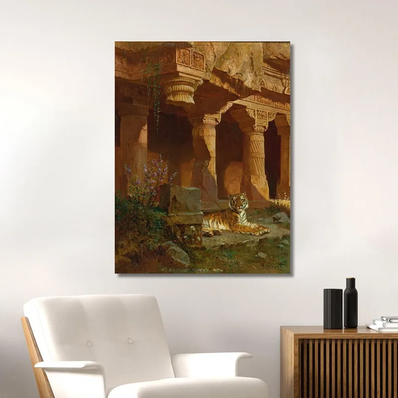 Tigre A Riposo Rudolf Ernst