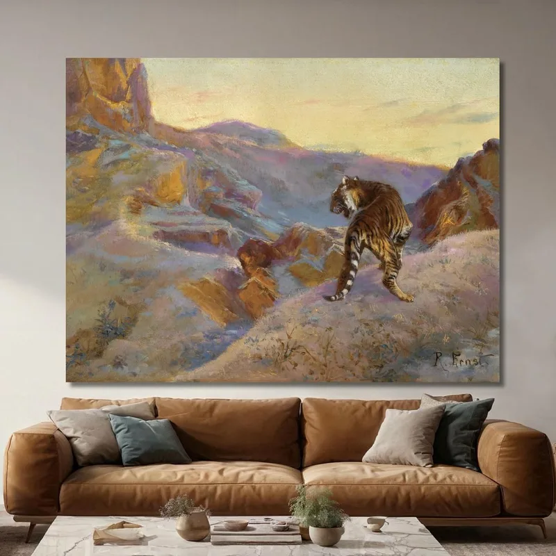 Tigre Sulle Montagne Rudolf Ernst