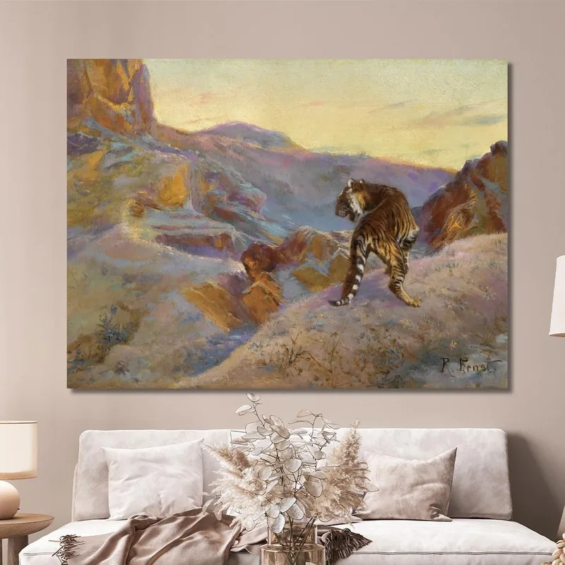 Tigre Sulle Montagne Rudolf Ernst