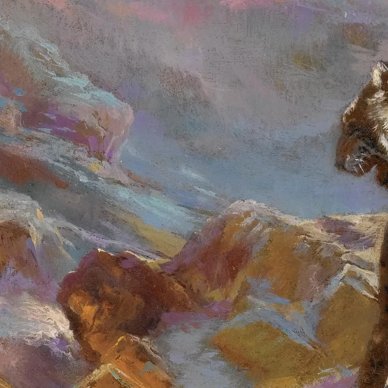 Tigre Sulle Montagne Rudolf Ernst