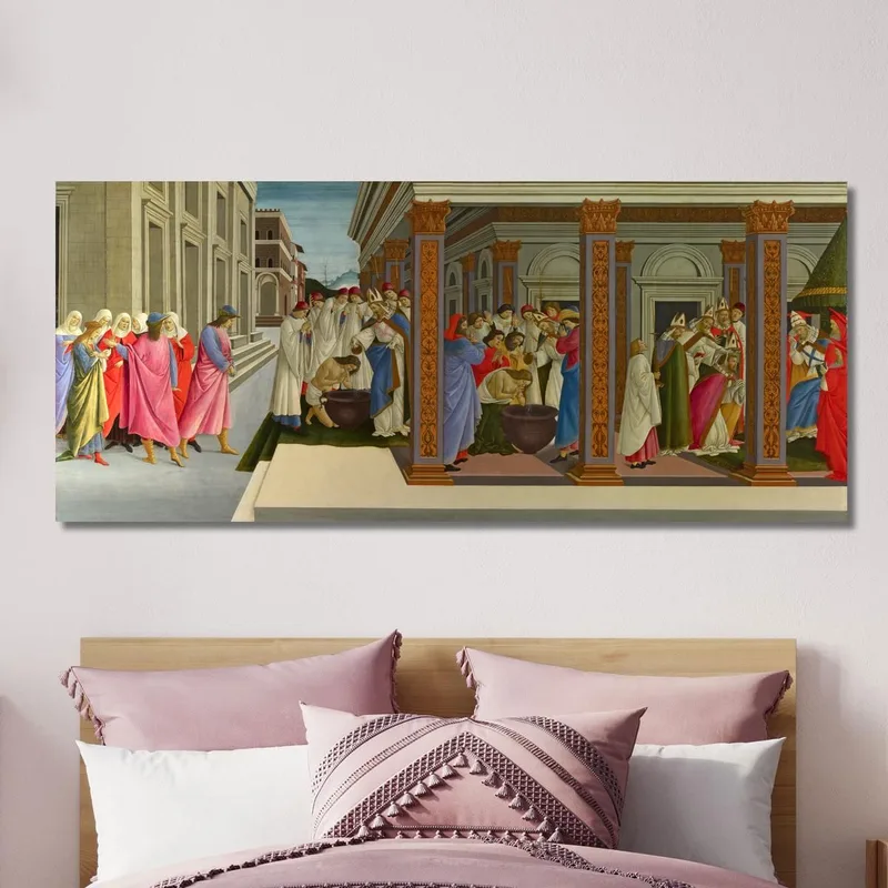 Quattro Scene Della Vita Giovanile Di San Zanobi Sandro Botticelli