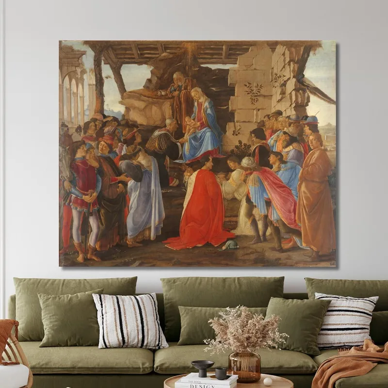 Anbetung Der Heiligen Drei Könige Sandro Botticelli