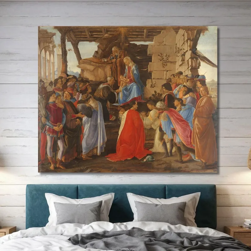 Anbetung Der Heiligen Drei Könige Sandro Botticelli