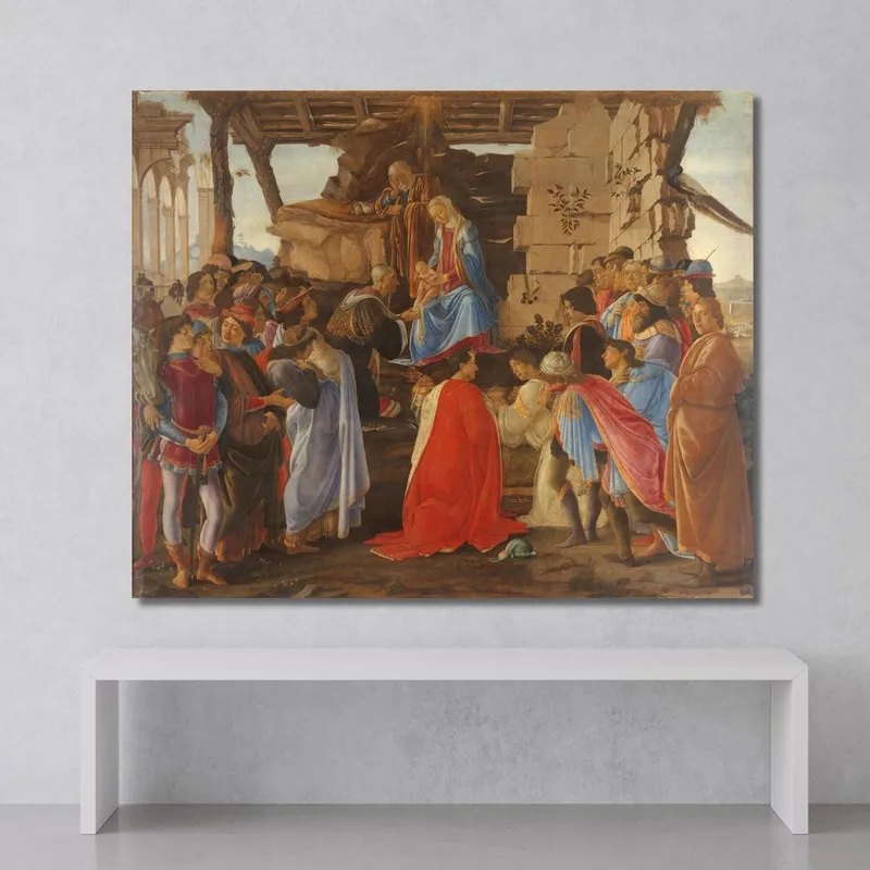 Anbetung Der Heiligen Drei Könige Sandro Botticelli