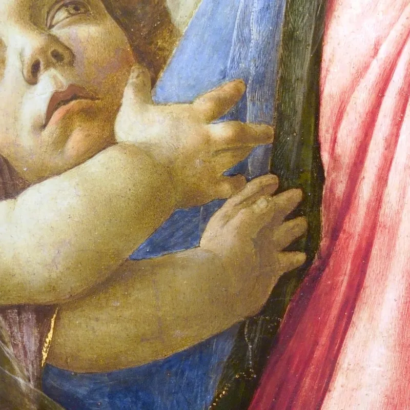 Madonna Col Bambino E Due Angeli Sandro Botticelli