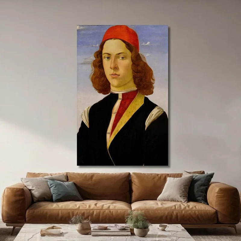Ritratto Di Un Giovane Uomo Sandro Botticelli