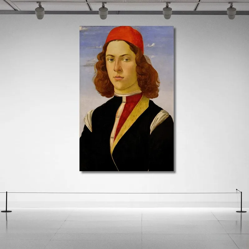 Ritratto Di Un Giovane Uomo Sandro Botticelli