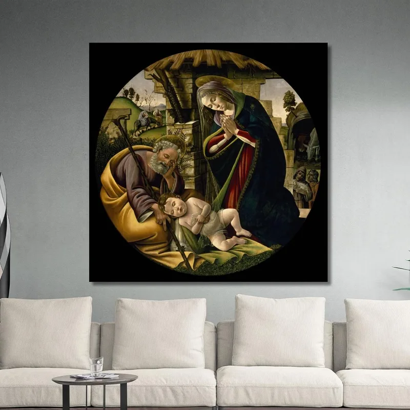 La Adoración Del Niño Jesús Sandro Botticelli