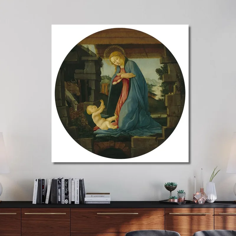 La Vergine Che Adora Il Bambino Sandro Botticelli