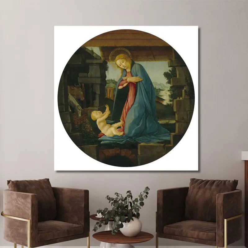 La Vergine Che Adora Il Bambino Sandro Botticelli