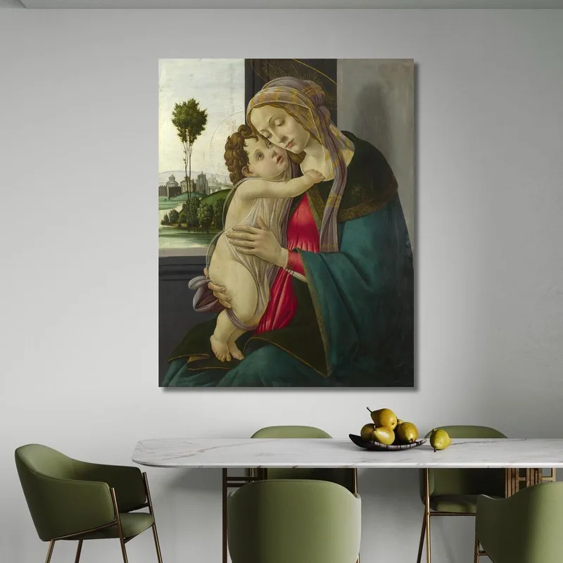 La Vergine E Il Bambino Sandro Botticelli